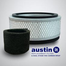 Austin Air "it" Replacement HEPA with VOC Carbon Wrap Filter