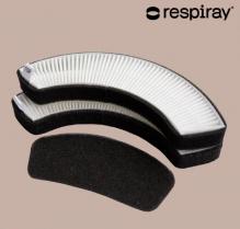 Respiray HEPA and prefilter Replacement Filter Kit (2 HEPAs, 1 Prefilter) - Qty 5